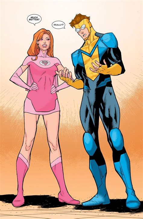 Invincible And Atom Eve Redesign Rob S Redesigns Invincible Comic Image Comics Marvel Couples
