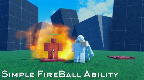 Simple Fireball Ability Roblox Studio Giveaway Youtube