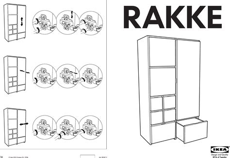 Ikea Rakke Wardrobe 43x79 Assembly Instruction