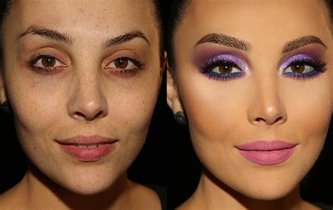 La magia del maquillaje 20 fotos del antes y después de mujeres con