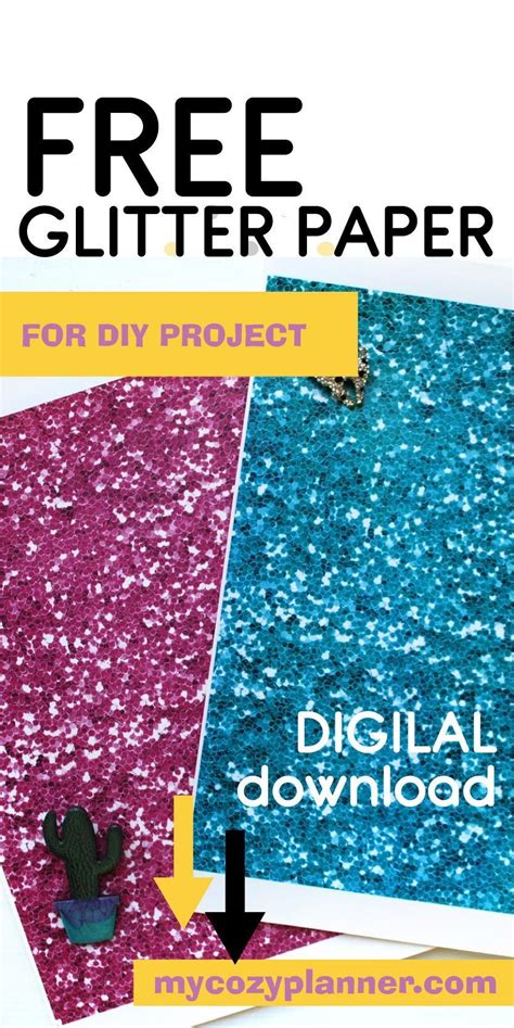 Free Printable Papers Glitter Paper Free Digital Downloads My Cozy