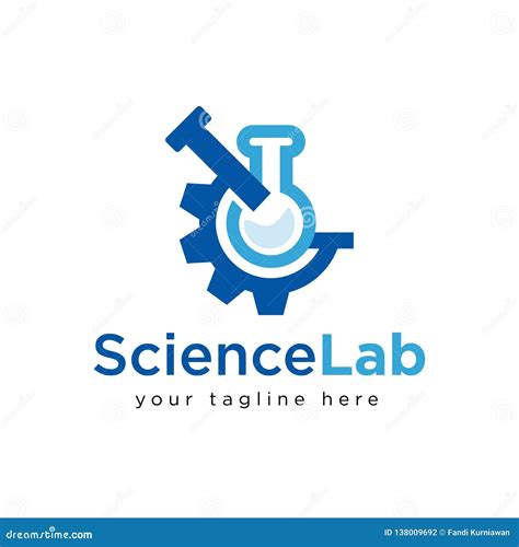 Science Logo Design Inspiration Vector Illustration Stock Vector