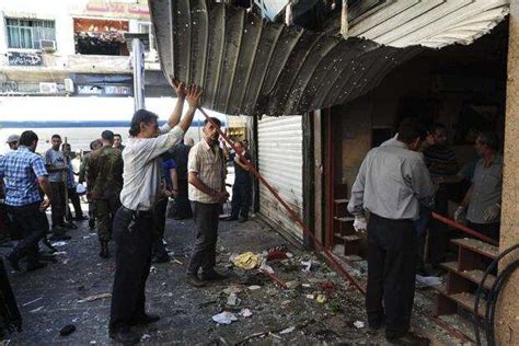Twin Blasts Kill At Least 14 In Central Damascus Mint