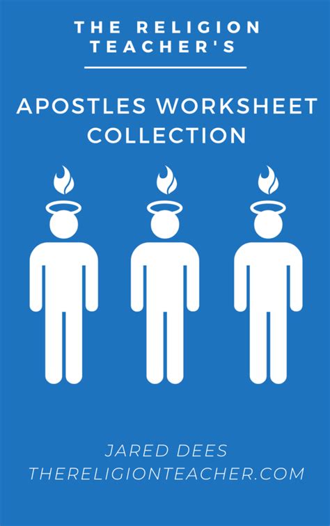 The Religion Teachers Apostles Worksheet Collection The Religion