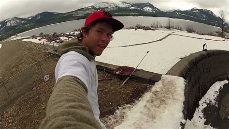 Gopro Snowboarding Tim Humphreys 2012 Handheld Self Filming Hero 2
