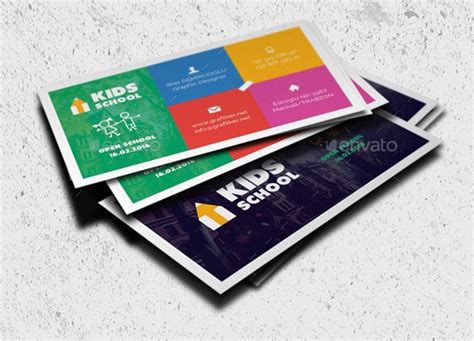 Kid Business Card Template 29 Kids Business Cards Psd Ai Eps Vector