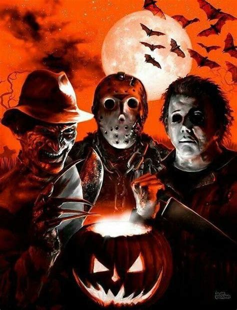 Freddy Jason And Micheal Halloween Horror Halloween Pictures Halloween Images Halloween Ideas