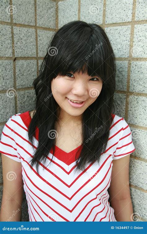 Asian Girl Smiling Royalty Free Stock Photography Image 1634497