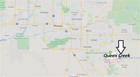 Where Is Queen Creek Arizona What County Is Queen Creek In Where Is Map