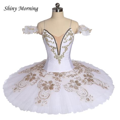 New Sleeping Beauty Variation Professional Ballet Tutus Cream Red Classical Ballet Costume Women