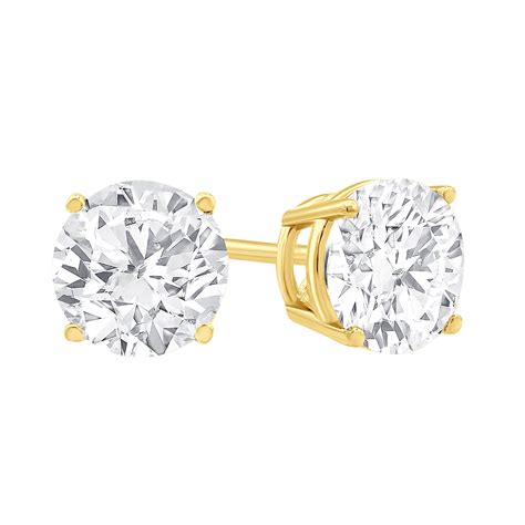 Brilliance Fine Jewelry Carat T W Diamond Stud Earring In K