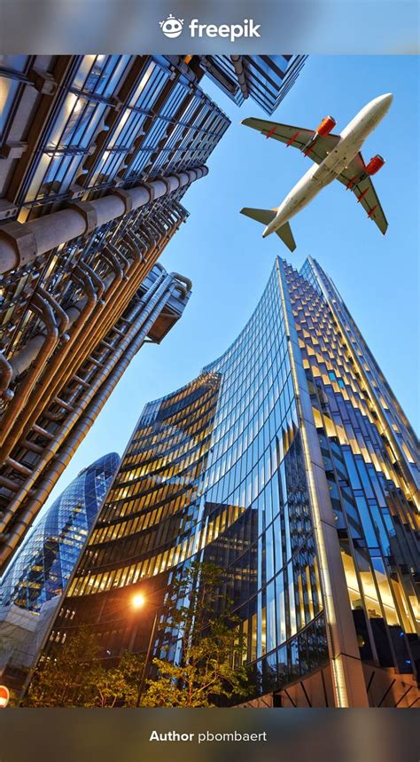 Premium Photo A Jet Plane Flying Over The City Plane Photography