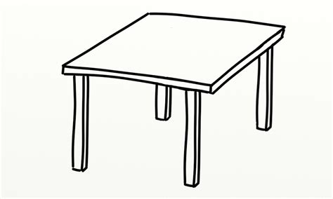 Table Black And White Clip Art Library