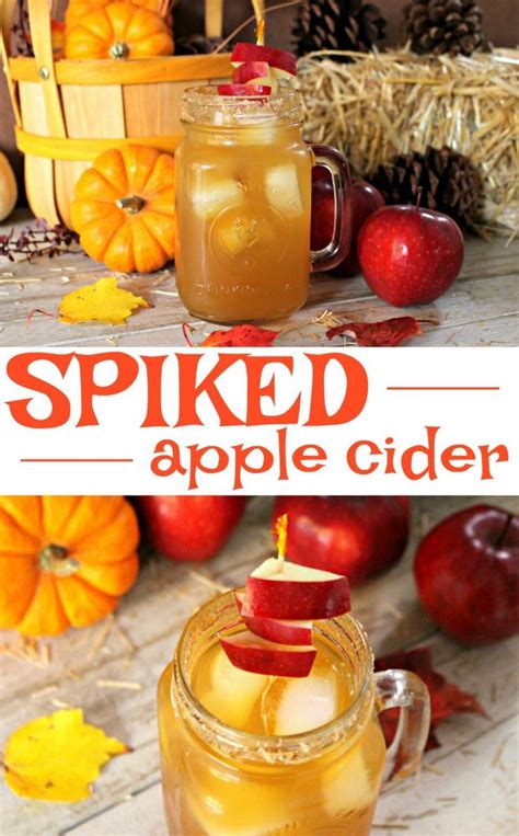 Spiked Apple Cider Cocktail Recipe Check Out This SUPER EASY Spiked