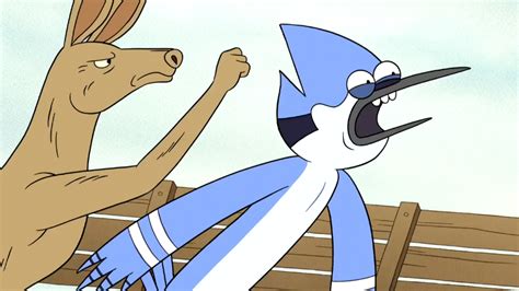 Image S6e13148 Mordecai Getting Punched By A Mad Kangaroo From