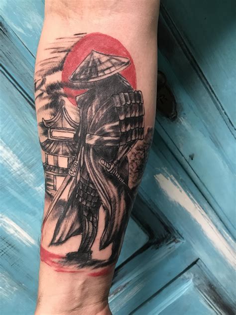 Samurai By Worm At Brick House Tattoos In Jacksonville Ar Japanese