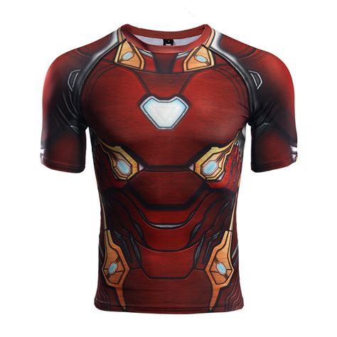 Rashguard Iron Man Infinity War Armor Mark Idolstore Merchandise