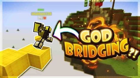Using Bedless Noobs Texture Pack To God Bridge Bedwars Gws Youtube