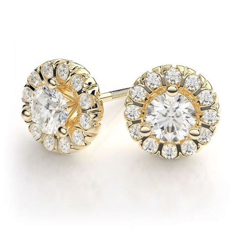 Beautiful Perfectly Matched 18k Yellow Gold Three Prong 1 28ctw Round