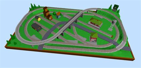 Compact American Flyer S Gauge Layout Design