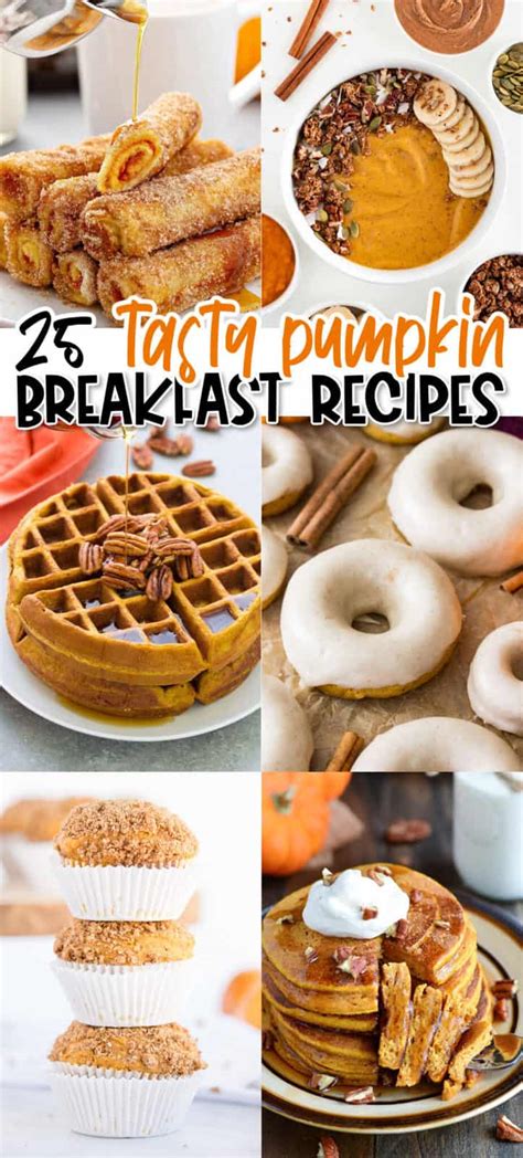 25 Pumpkin Breakfast Recipes ⋆ Real Housemoms