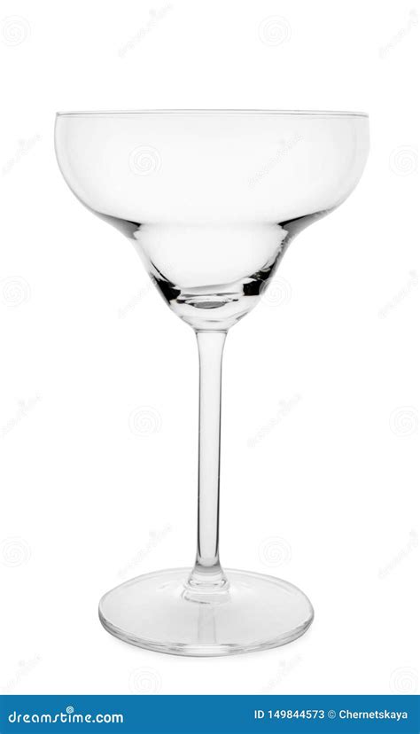 Clean Empty Margarita Glass Isolated Stock Image Image Of Background Bartending 149844573