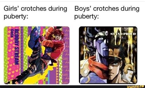 Girls Crotches During Babes Crotches During Puberty Jojo Bizzare Adventure Jojo Bizarre