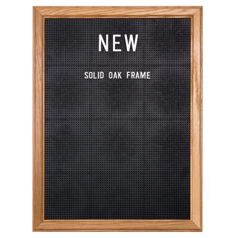 Solid Oak Frame Peg Letterboard Peg Letter Boards