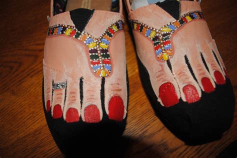 New Custom Hand Painted Bare Feet Design W New Sandals Size Etsy