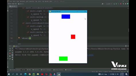 Make A Ping Pong Game In Python Pygame Devlog 1 Youtube