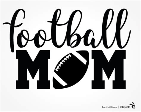 Football Mom svg, football svg | svg, png, eps, dxf, pdf | ClipInk