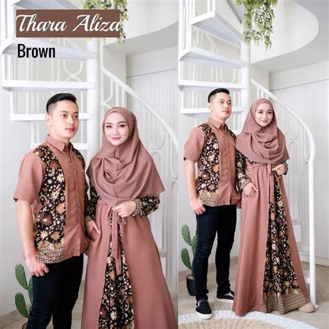 Model Baju Batik Kombinasi Couple Keluarga Model Baju Batik Lebaran