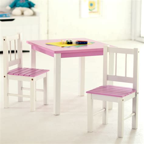 Kidkraft heart table and chair set. Lipper Kids Small Pink and White Table and Chair Set ...