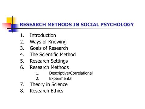 Ppt Research Methods For The Social Sciences An Introductory Course 526