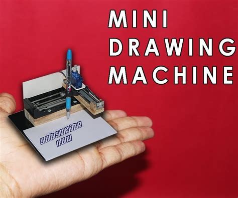 Diy Mini Cnc Drawing Machine 6 Steps Instructables