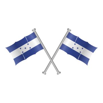 Honduras Flag Vector Honduras Flag Honduras Flag Waving PNG And