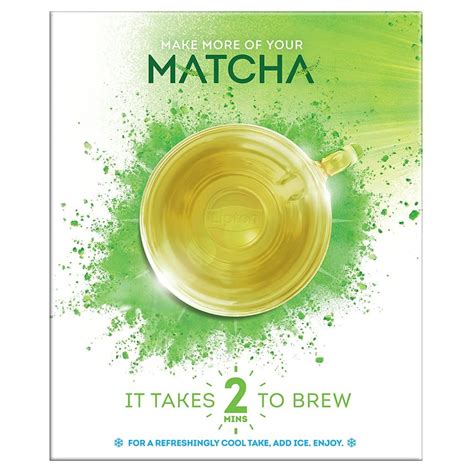 Lipton Magnificent Matcha Green Tea Bags Pure Matcha 15 Ct 079 Oz
