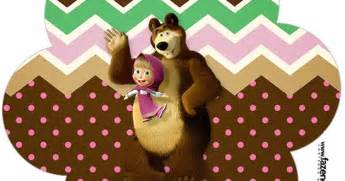 Animaccord animation studios' preschool property masha and the bear will star in a series of panini group sticker albums in mary presicci sugar art added a new photo. Masha and the Bear Party: Free Printable Wrappers and Toppers for Cupcakes. - Oh My Fiesta! in ...