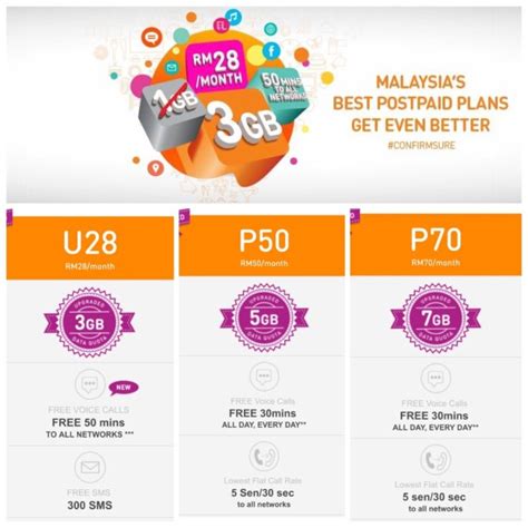 The subscription and use of u mobile's postpaid and prepaid mobile service are subject to u mobile's standard postpaid and. U Mobile Postpaid plans upgraded, now 3GB data for RM28/month
