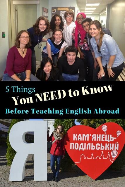 5 Things To Know Before Teaching English Abroad