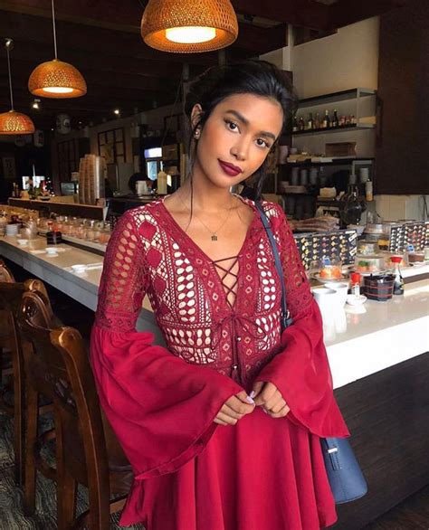 Jaus On Instagram Babe Mishti Rahman In The Alyse Dress In Wine