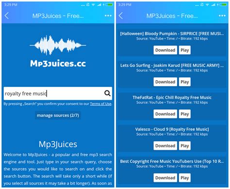 The quality of the mp3 files is very high. Music Juice Mp