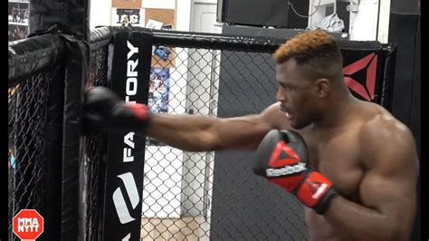 UNSEEN VIDEO Francis Ngannou Devastating Knockout Power Training