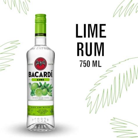 Bacardi Lime Flavored Rum 750 Ml Kroger