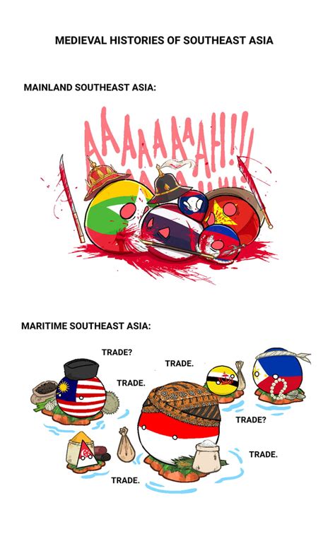 the difference within medieval southeast asian history 9gag
