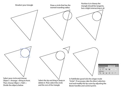 How To Make A Rounded Corner Triangle In Illustrator