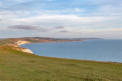 Freshwater Bay On The Isle Of Wight Stock Image Image Of Beautiful