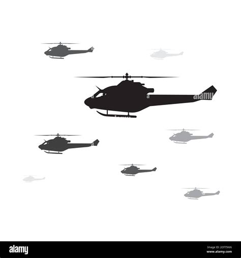 Plantilla De Diseño De Ilustración Vectorial De Icono De Helicóptero