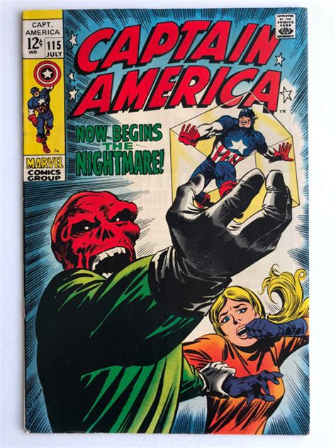 Marvel Comics Captain America 115 Red Skull