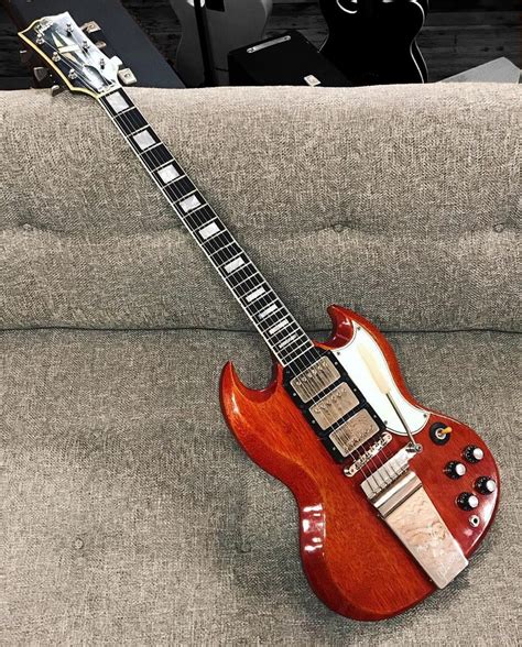 Organizing the world's information and making it universally. 1963 Gibson SG Custom, Cherry with nickel hardware (With ...